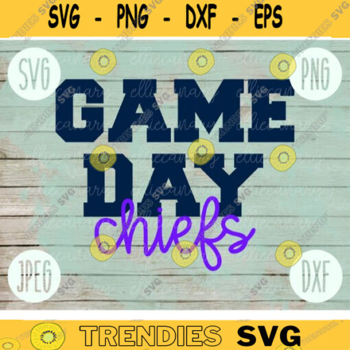 Football SVG Game Day Chiefs Sport Team svg png jpeg dxf Commercial Use Vinyl Cut File Mom Life Parent Dad Fall School Spirit Pride 2332