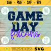 Football SVG Game Day Falcons Sport Team svg png jpeg dxf Commercial Use Vinyl Cut File Mom Life Parent Dad Fall School Spirit Pride 1893