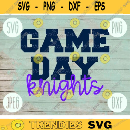 Football SVG Game Day Knights Sport Team svg png jpeg dxf Commercial Use Vinyl Cut File Mom Life Parent Dad Fall School Spirit Pride 1657