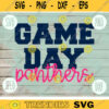 Football SVG Game Day Panthers Sport Team svg png jpeg dxf Commercial Use Vinyl Cut File Mom Life Parent Dad Fall School Spirit Pride 1708