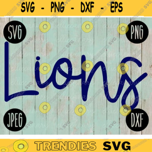 Football SVG Lions Game Day Sport Team svg png jpeg dxf Commercial Use Vinyl Cut File Mom Life Parent Dad Fall School Spirit Pride 1675