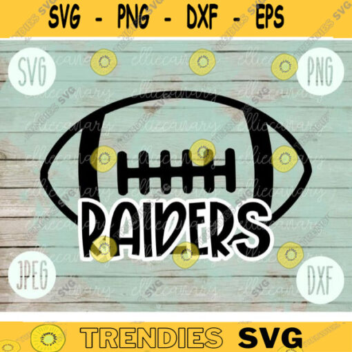 Football SVG Raiders Sport Team svg png jpeg dxf Commercial Use Vinyl Cut File Football Mom Life Parent Dad Fall School Spirit Pride 1346