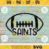 Football SVG Saints Sport Team svg png jpeg dxf Commercial Use Vinyl Cut File Football Mom Life Parent Dad Fall School Spirit Pride 1973