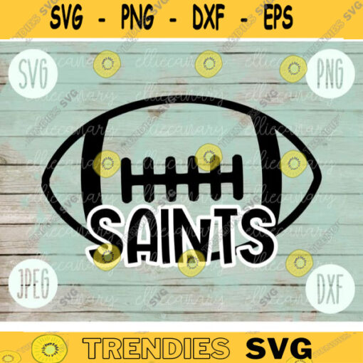 Football SVG Saints Sport Team svg png jpeg dxf Commercial Use Vinyl Cut File Football Mom Life Parent Dad Fall School Spirit Pride 1973