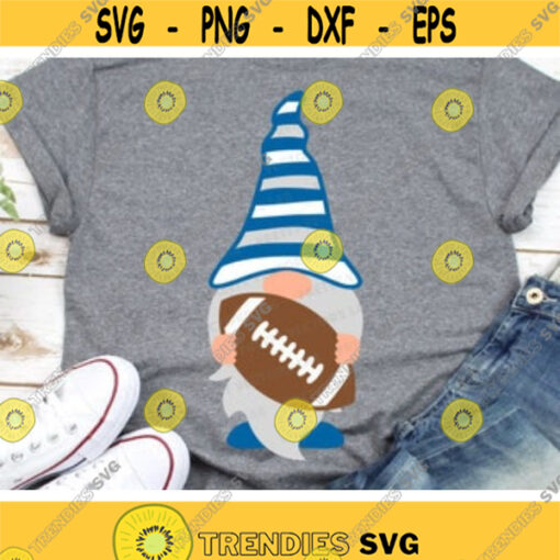 Football Svg Football Gnome Svg Cute Gnome Svg Dxf Eps Png Football Mom Cut Files Sports Shirt Design Kids Clipart Silhouette Cricut Design 603 .jpg