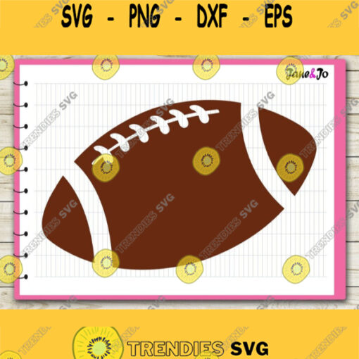 Football SvgFootball Silhouette files DXF Png Pdf JPG EPS files Cricut cut files T shirt svg Saledigital download BestsellerClipart