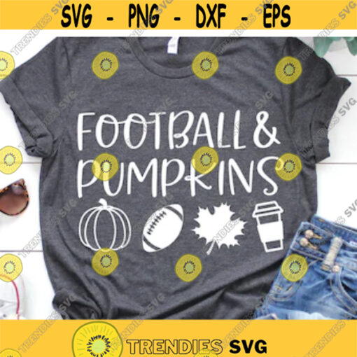 Football and Pumpkins Svg Fall Svg Funny Fall Shirt Pumpkin Spice Lattes Cozy Svg Autumn October Svg Cut Files for Cricut Png Dxf Design 6272.jpg
