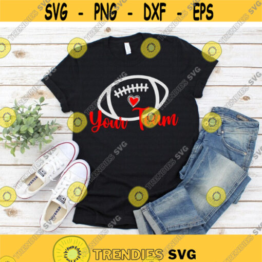 Football svg Football Team svg NFL svg Team svg Football with Heart svg dxf png eps Print Cut File Cricut Silhouette Download Design 641.jpg