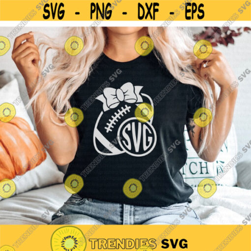 Football with Bow svg Football svg Football Girl svg Football Team svg Football Monogram svg dxf png svg Cut File Cricut Download Design 1191.jpg