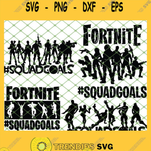 Fortnite Squadgoals Bundle SVG PNG DXF EPS 1