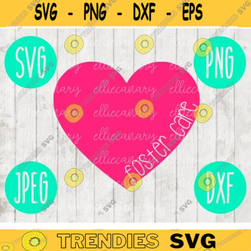 Foster Care Love Heart svg png jpeg dxf Adoption cutting file Commercial Use SVG Vinyl Cut File Adoption Day Court 564