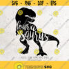 Four A Saurus Svg File DXF Silhouette Print Vinyl Cricut Cutting SVG T shirt Design Four a Saurus Birthday svgdinosaur svg png dxf Design 57