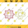 Fowers Dots Accent Floral Cuttable Design SVG PNG DXF eps Designs Cameo File Silhouette Design 1186