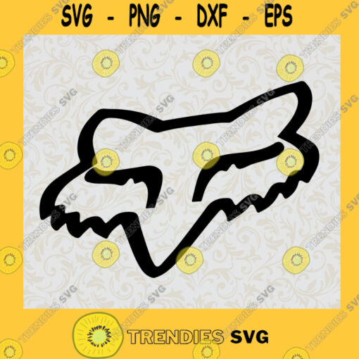 Fox racing Fox SVG Racing logo decal file vector clipart svg dxf eps png cutting files