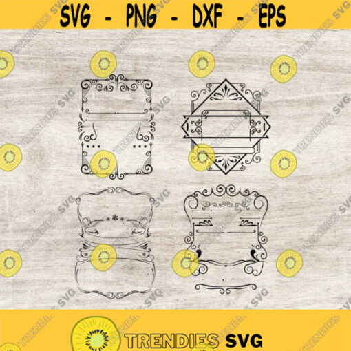 Frame SVG Clipart Borders ornamental frames SVG Cricut Files Svg Png Eps Jpg Instant Download Design 263