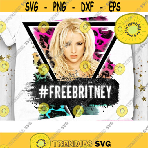 Free Britney PNG Pop Star Sublimation Britney Bitch PNG Britney Leopard PNG Print File Design 512 .jpg