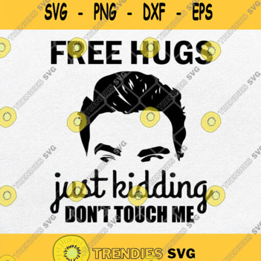 Free Hugs Just Kidding Dont Touch Me Svg Png Dxf Eps