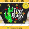 Free Hugs Svg Love Svg Valentine Svg Valentines Shirt Svg Love Heart Hearts Svg Cactuse Love Valentine Catus Svg Design 804 .jpg