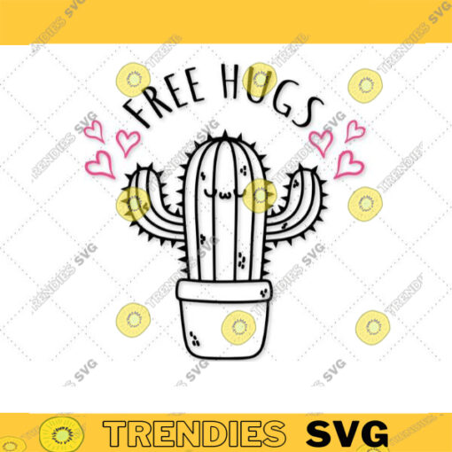 Free Hugs Svg Valentine Day Svg Cactus svg Valentines Svg Funny Valentines Svg Valentines Svg Designs Valentines Cut Files For Cricut 381 copy