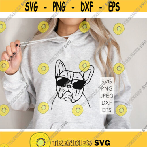 French Bulldog Mom Shirt SVG Mom of a Frenchie svg Cut files for Cricut Silhouette PNG Dxf Eps