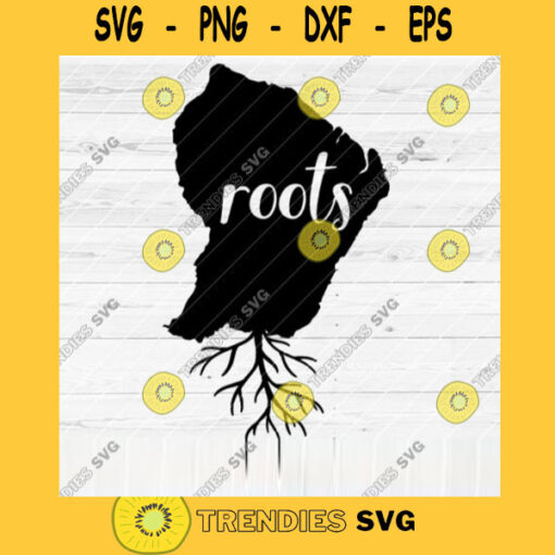 French Guiana Roots SVG Home Native Map Vector SVG Design for Cutting Machine Cut Files for Cricut Silhouette Png Pdf Eps Dxf SVG