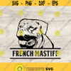 French Mastiff Svg French Mastiff vectorFrench Mastiff cut files Svg Png Eps and Jpg. Design 223