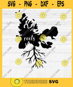 French Southern and Antarctic Lands Roots SVG File SVG Design for Cutting Machine Cut Files for Cricut Silhouette Png Pdf Eps Dxf SVG