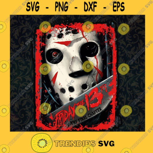 Friday the 13th Halloween Movie SVG Jason Voorhees Mask SVG Jason Halloween SVG