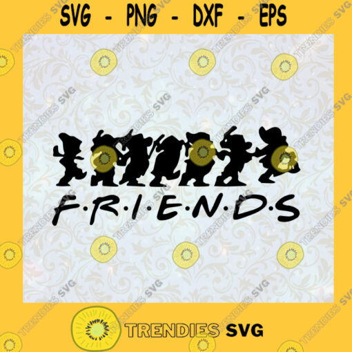 Friends Cartoon Characters SVG Idea for Perfect Gift Gift for Everyone Digital Files Cut Files For Cricut Instant Download Vector Download Print Files