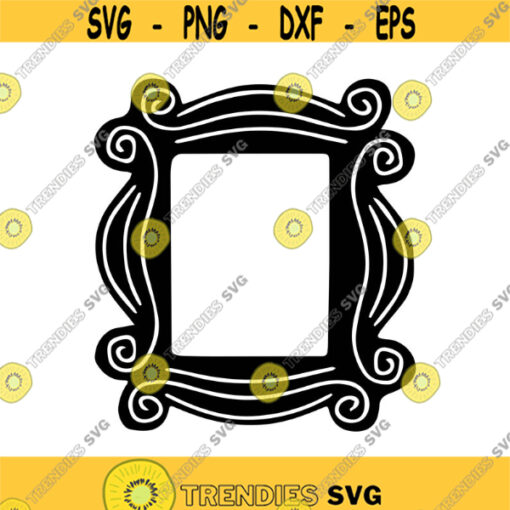 Friends Frame Decal Files cut files for cricut svg png dxf Design 536