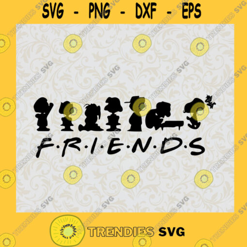 Friends Snoopy Dog SVG Cartoon Idea for Perfect Gift Gift for Everyone Digital Files Cut Files For Cricut Instant Download Vector Download Print Files