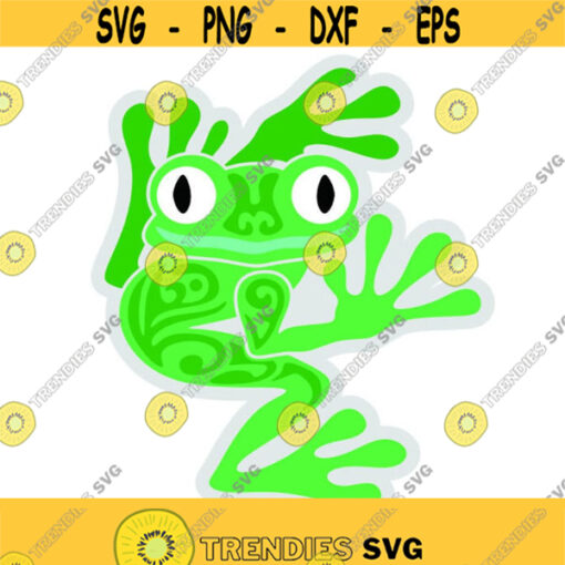Frog Animal Cuttable Design SVG PNG DXF eps Designs Cameo File Silhouette Design 913
