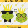 Frog svg prince charming svg princess and the frog svg little prince svg big brother svg iron on clipart SVG DXF eps png Design 105