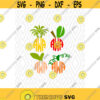 Fruit Monogram Toppers Cuttable Design in SVG DXF PNG Ai Pdf Eps Design 72