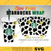 Full Wrap Cow Print for Starbucks Venti Size SVG file Cow Print Cow Print Full Wrap Starbucks Cold Cup Svg Cutting File For Cricut 314