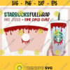 Full Wrap Dripping Blood Starbucks Cup svg Halloween Starbucks Cold Cup SVG Blood Drip svg DIY Starbucks Dripping Template