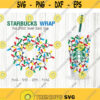 Full Wrap Starbucks Christmas lights Cold Cup SVG Christmas lights SVG DIY Venti for Cricut 24oz venti cold cup Instant Download Design 57