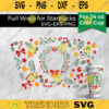 Full Wrap Starbucks Christmas svgchristmas wreath svgStarbucks SVG for Cold Cup 24 ozSVG file for Cricut Design 175