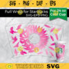 Full Wrap Starbucks Pigeon and sunflower SVG for Starbucks cold Cup 24 oz. SVG file for Cricut Design 339