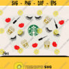 Full Wrap Starbucks Svg Lashes Lips Starbucks Svg Cricut File Lips Svg Lashes Svg Girl Svg Mom Svg Lips Starbucks Svg Design 374