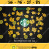 Full Wrap thankgiving Starbucks Cup SVG DIY Venti for Cricut 24oz venti cold cup Instant Download Design 176