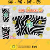 Full wrap Zebra skin SVG for Starbucks Venti Cold Cup. SVG file for Cricut Silhouette Cut machine digital download 232
