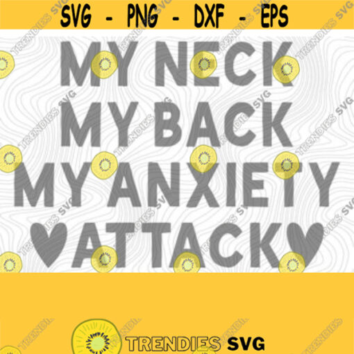 Funny Anxiety Humor PNG Print File for Sublimation Or SVG Cutting Machines Cameo Cricut Sarcastic Humor Sassy Humor Funny Trendy Humor Design 107