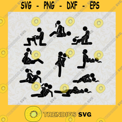Funny Couple Sex Funny Sex Round of sex Sex Postures Funny Postures Couple Postures 10 Sex Postures SVG Digital Files Cut Files For Cricut Instant Download Vector Download Print Files