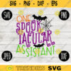 Funny Halloween SVG One Spooktacular Assistant svg png jpeg dxf Silhouette Cricut Commercial Use Vinyl Cut File Fall 1890