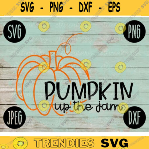 Funny Halloween SVG Pumpkin Up the Jam svg png jpeg dxf Silhouette Cricut Commercial Use Vinyl Cut File Fall Witch Broom 1857
