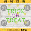 Funny Halloween SVG Trick or Treat Scarecrow svg png jpeg dxf Silhouette Cricut Commercial Use Vinyl Cut File 1349