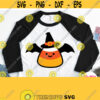 Funny Halloween Shirt Svg Baby Halloween Design Svg for Kids Candy Corn with Face Bat Wings Witch Hat Cricut Silhouette Sublimation Design 650