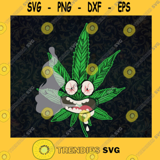 Funny Pickle Weed High Weed Stoner Weed Weed Smoker Rick Stoner Pot Head Cannabis SVG Digital Files Cut Files For Cricut Instant Download Vector Download Print Files