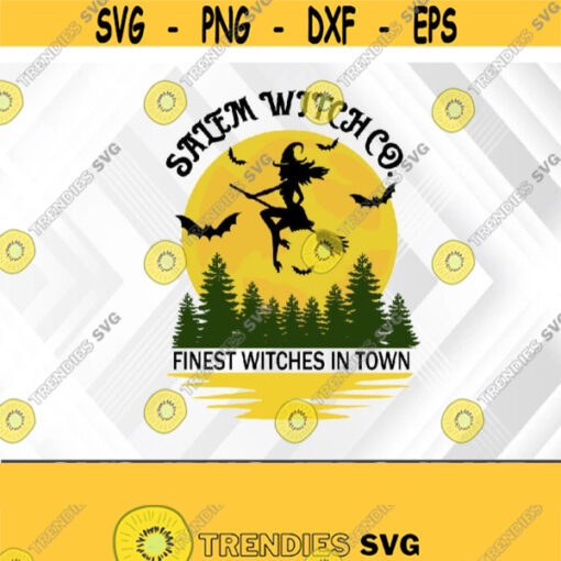 Funny Salem Witch Company Halloween Tee for Men Women Svg Eps Png Dxf Digital Download Design 348